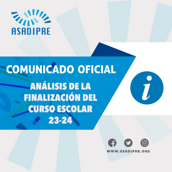ANÁLISIS DE LA FINALIZACIÓN DEL CURSO ESCOLAR 23-24